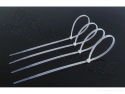 Tie-wrap cable tie 150x2mm white 10 pieces